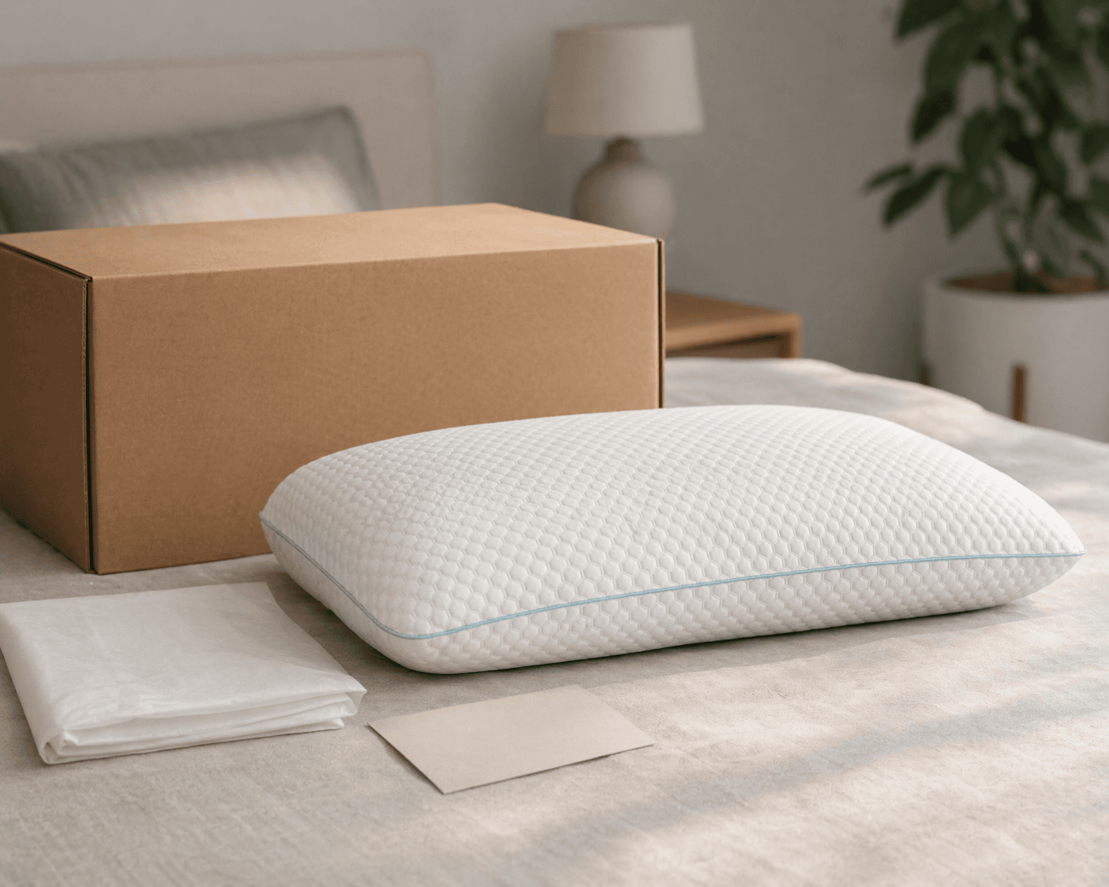 Maple Sleep support illustration for shipping and easy returns.